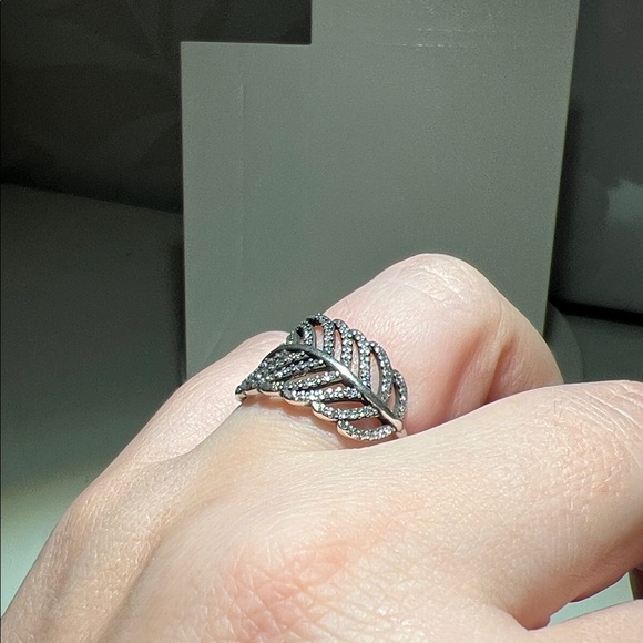 Light as a Feather Clear CZ Ring - Size 8 - Picture 12 of 14